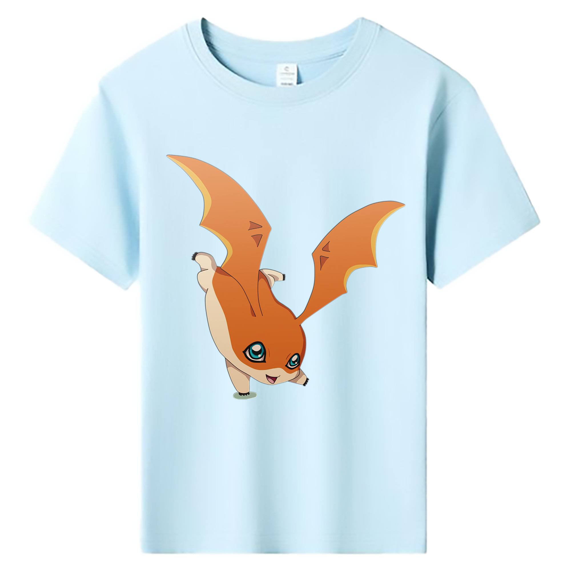 （画像用） Digimon デジタルモンスター/デジモン 綿100％キッズTシャツ（フロントプリント）